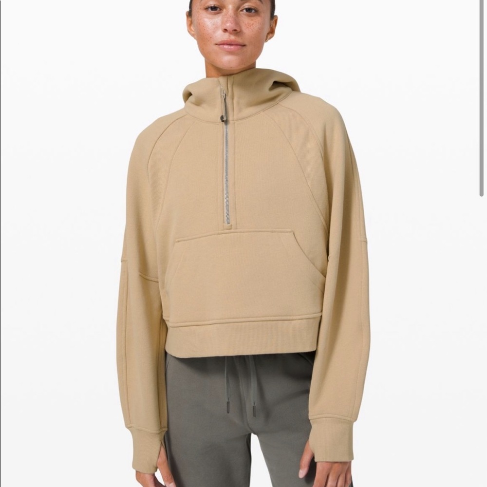 SOLD - Lululemon scuba oversized 1/2 zip hoodie